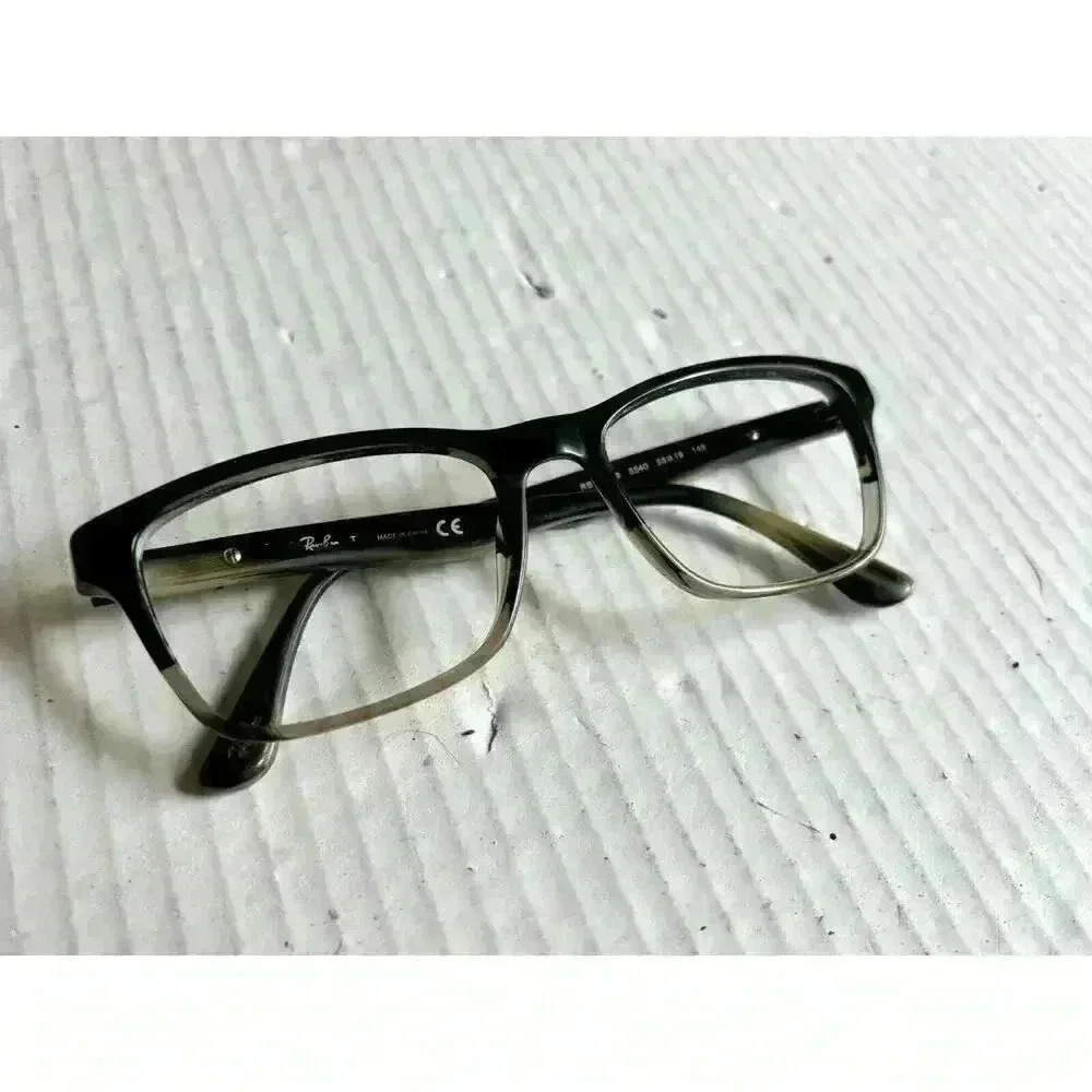 Ray-Ban Eyeglasses RB 5279 5540 Gray Horn Fade Square Frame‎ 53-18-145 No…